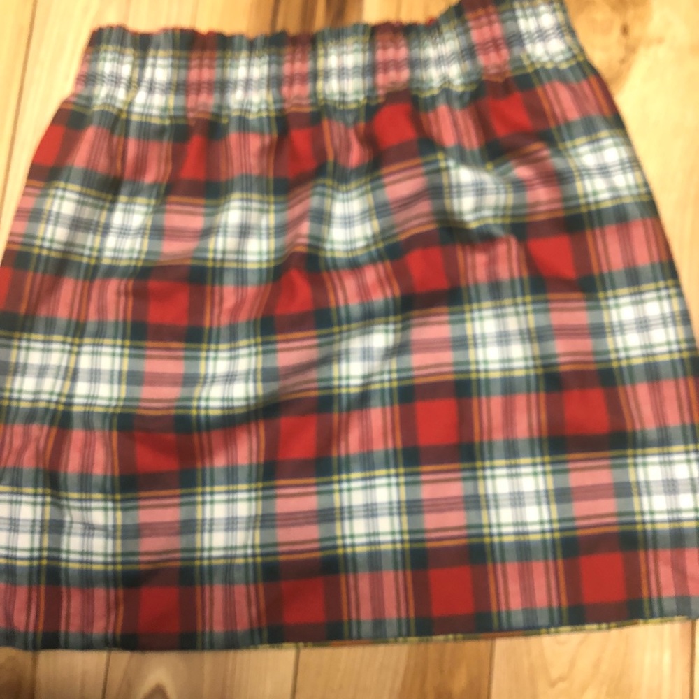 Plaid J. Crew skirt